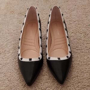 ADRIENNE VITTADINI STUD CHUNKY HEELS SIZE 9.5 M